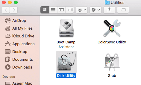 format drive for mac disk utility